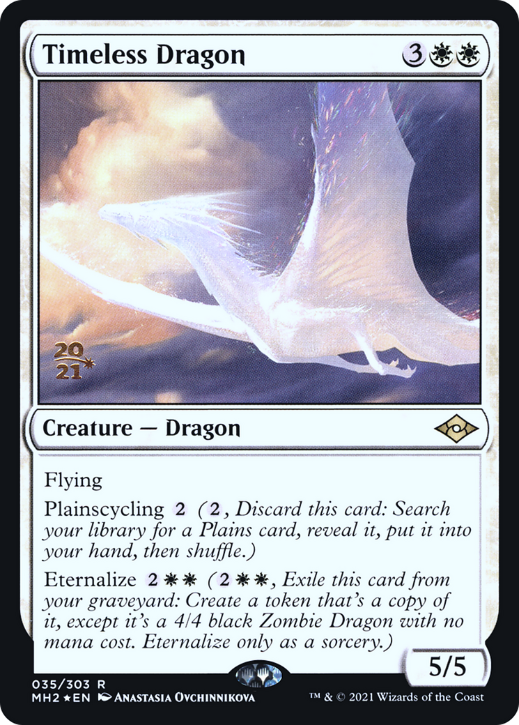 Timeless Dragon (PRE-035) - Modern Horizons 2 Promos Foil - Poke-Collect