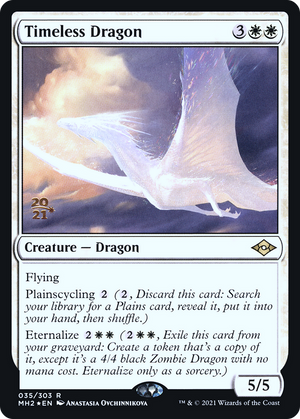 Timeless Dragon (PRE-035) - Modern Horizons 2 Promos Foil - Poke-Collect