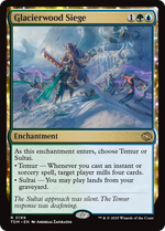 Glacierwood Siege (TDM-189) - Tarkir: Dragonstorm: (enchantment) Foil - Poke-Collect