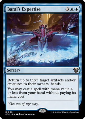 Baral's Expertise (OTC-091) - Outlaws of Thunder Junction Commander - Poke-Collect