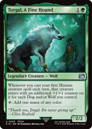 Torgal, A Fine Hound (FIN-208) - FINAL FANTASY Foil - Poke-Collect