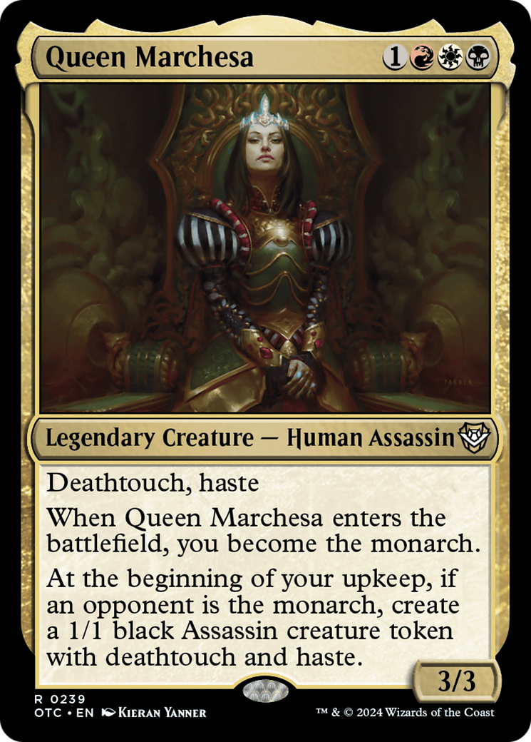 Queen Marchesa (OTC-239) - Outlaws of Thunder Junction Commander - Poke-Collect