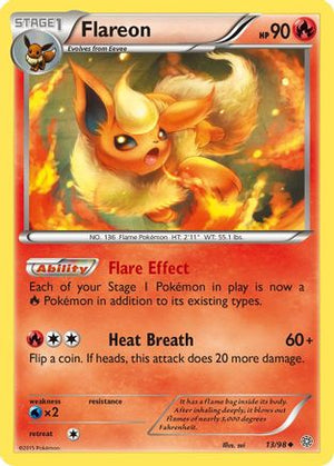 Flareon 13/98 - XY  Ancient Origins Reverse Holofoil - Poke-Collect