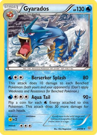 Gyarados (20) 20/98 - XY  Ancient Origins Reverse Holofoil - Poke-Collect