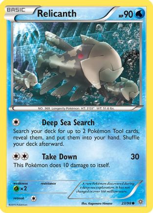 Relicanth 23/98 - XY  Ancient Origins - Poke-Collect
