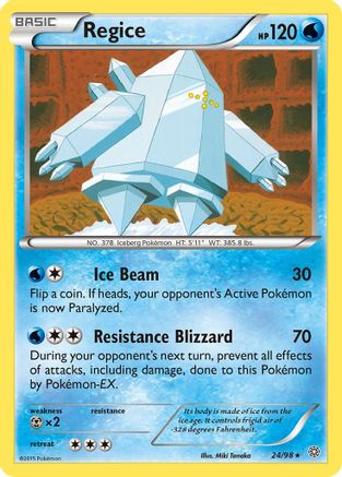 Regice 24/98 - XY  Ancient Origins Reverse Holofoil - Poke-Collect