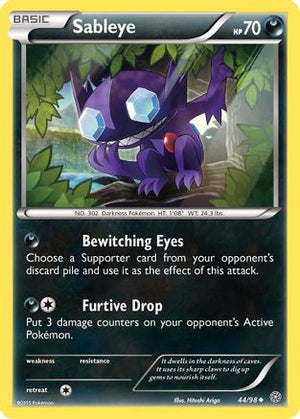 Sableye 44/98 - XY  Ancient Origins Reverse Holofoil - Poke-Collect