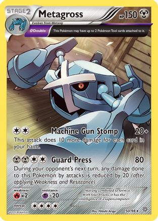 Metagross (50) 50/98 - XY  Ancient Origins Reverse Holofoil - Poke-Collect