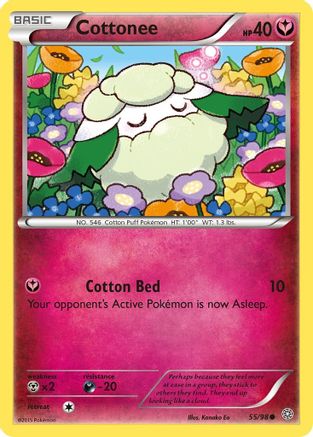 Cottonee 55/98 - XY  Ancient Origins Reverse Holofoil - Poke-Collect
