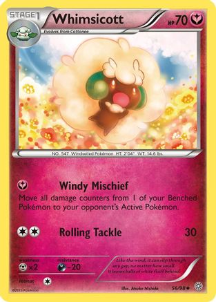 Whimsicott 56/98 - Ancient Origins Reverse Holofoil - Poke-Collect