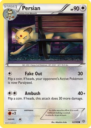 Persian 62/98 - XY  Ancient Origins - Poke-Collect