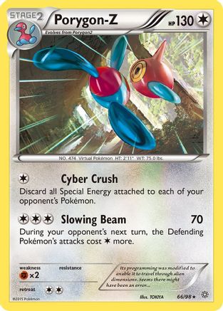 Porygon-Z (66) 66/98 - XY  Ancient Origins Reverse Holofoil - Poke-Collect