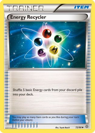 Energy Recycler 72/98 - XY  Ancient Origins - Poke-Collect