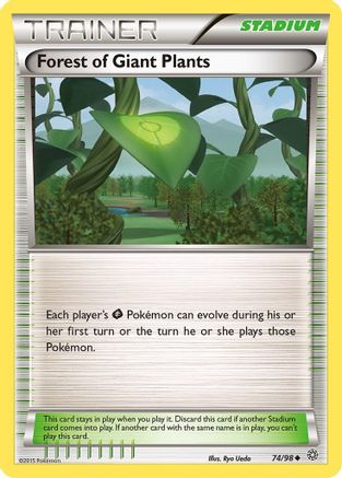 Forest of Giant Plants 74/98 - XY  Ancient Origins - Poke-Collect