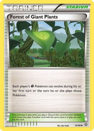Forest of Giant Plants 74/98 - XY  Ancient Origins - Poke-Collect