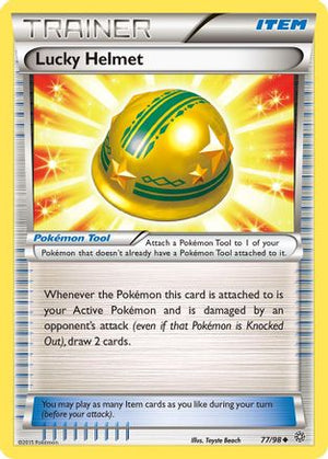 Lucky Helmet 77/98 - XY  Ancient Origins Reverse Holofoil - Poke-Collect