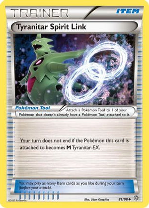 Tyranitar Spirit Link 81/98 - Ancient Origins Reverse Holofoil - Poke-Collect