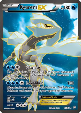 Kyurem EX (86 Full Art) 86/98 - XY  Ancient Origins Holofoil - Poke-Collect