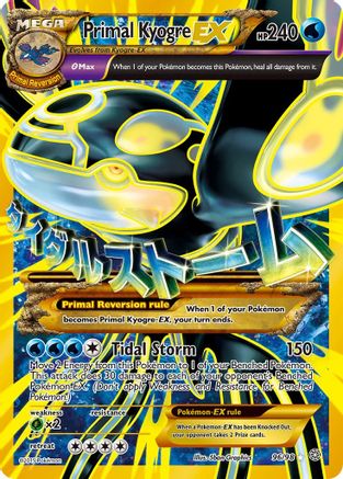 Primal Kyogre EX (Shiny Full Art) 96/98 - XY  Ancient Origins Holofoil - Poke-Collect