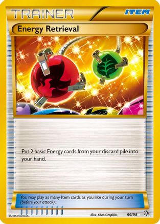Energy Retrieval 99/98 - XY  Ancient Origins Holofoil - Poke-Collect