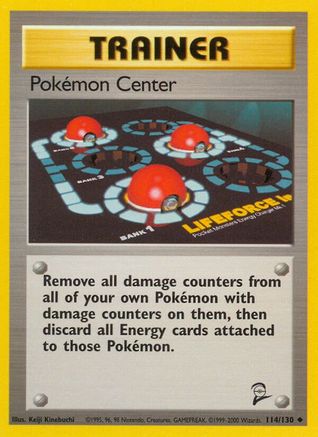 Pokemon Center 114/130 - Base Set 2 - Poke-Collect