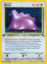 Ditto (3) 3/62 - Fossil Unlimited Holofoil - Poke-Collect
