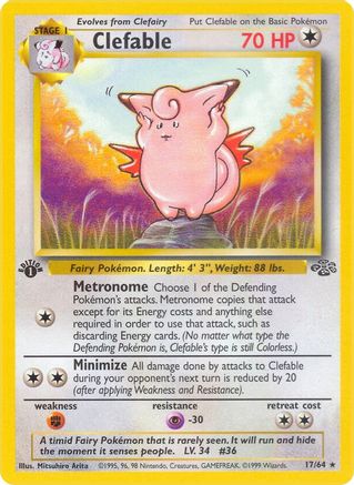 Clefable (17) 17/64 - Jungle Unlimited - Poke-Collect