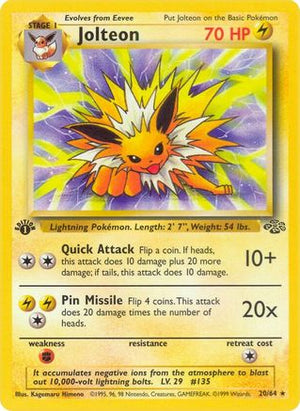 Jolteon (20) 20/64 - Jungle Unlimited - Poke-Collect