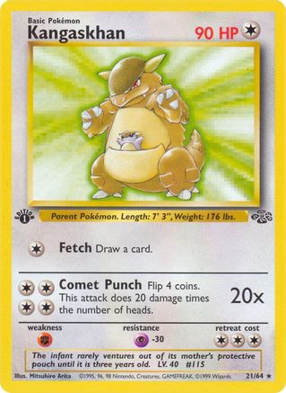 Kangaskhan (21) 21/64 - Jungle Unlimited - Poke-Collect