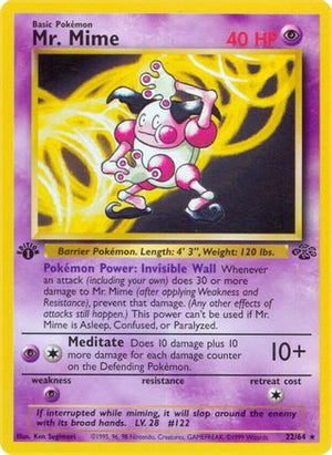 Mr. Mime (22) 22/64 - Jungle Unlimited - Poke-Collect