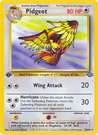 Pidgeot (24) 24/64 - Jungle Unlimited - Poke-Collect