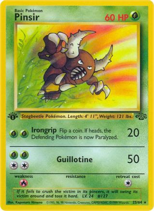 Pinsir (25) 25/64 - Jungle Unlimited - Poke-Collect