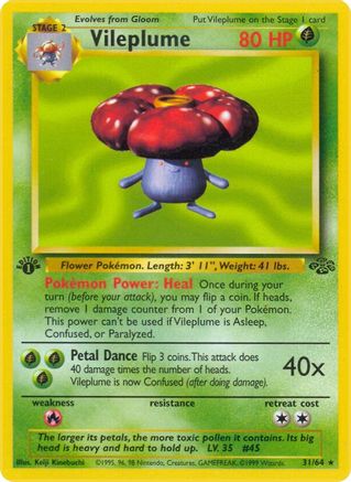 Vileplume 31/64 - Jungle Unlimited - Poke-Collect