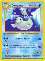 Dewgong 25 - Base Set Shadowless 1st Edition - Poke-Collect