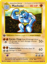 Machoke 34 - Base Set Shadowless 1st Edition - Poke-Collect