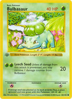 Bulbasaur 44 - Base Set Shadowless Unlimited - Poke-Collect