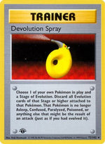 Devolution Spray 72 - Base Set Shadowless 1st Edition - Poke-Collect