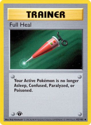 Full Heal 82 - Base Set Shadowless Unlimited - Poke-Collect
