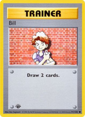 Bill 91 - Base Set Shadowless Unlimited - Poke-Collect