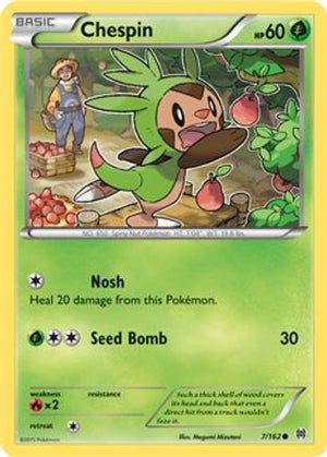 Chespin 7/162 - BREAKthrough Reverse Holofoil