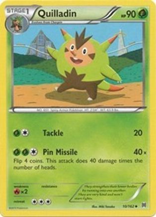 Quilladin 10/162 - XY  BREAKthrough Reverse Holofoil - Poke-Collect