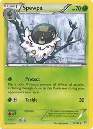 Spewpa 14/162 - BREAKthrough Reverse Holofoil - Poke-Collect