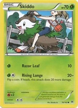 Skiddo 16/162 - BREAKthrough Reverse Holofoil