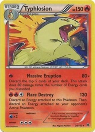 Typhlosion 20/162 - BREAKthrough Reverse Holofoil - Poke-Collect