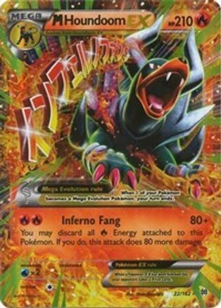 M Houndoom EX 22/162 - XY  BREAKthrough Holofoil - Poke-Collect