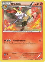 Braixen 26/162 - XY  BREAKthrough Reverse Holofoil - Poke-Collect
