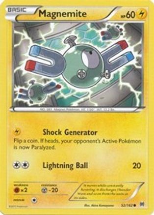 Magnemite (52) 52/162 - XY  BREAKthrough - Poke-Collect