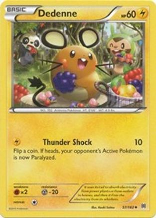Dedenne 57/162 - XY  BREAKthrough Reverse Holofoil - Poke-Collect