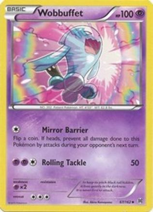 Wobbuffet 67/162 - BREAKthrough Reverse Holofoil - Poke-Collect