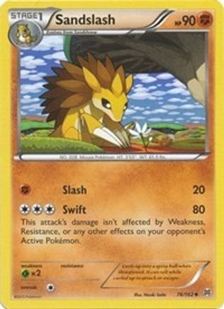 Sandslash 76/162 - XY  BREAKthrough Reverse Holofoil - Poke-Collect